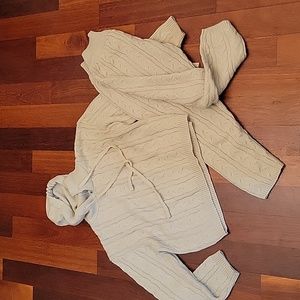 FASHIONNOVA Cozy Sweater Set | Cream | M